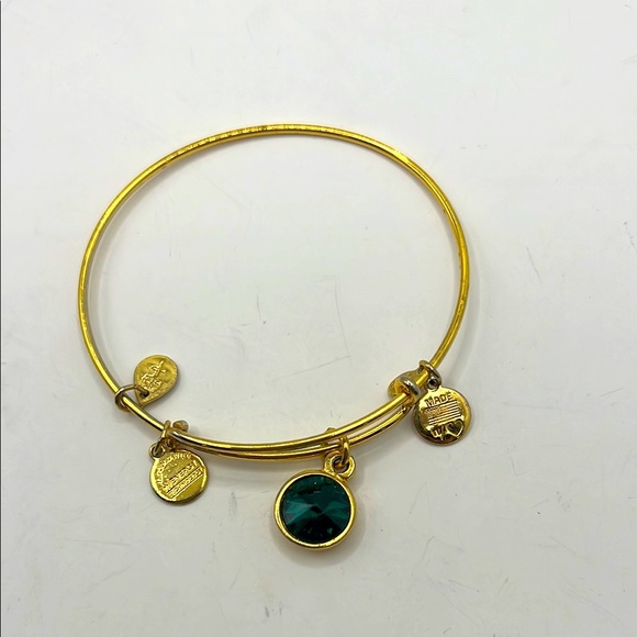 Alex and Ani Jewelry - Alex and Ani Gold Bangle Bracelet with Charms